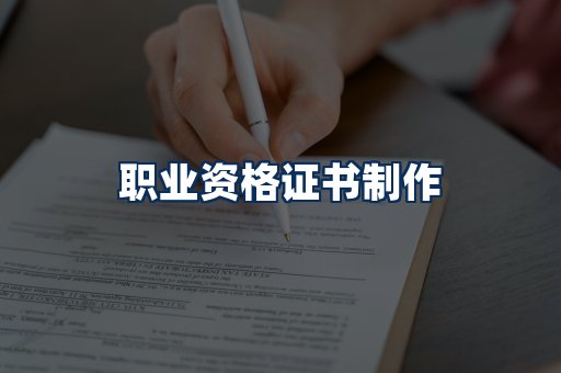 职业资格展示